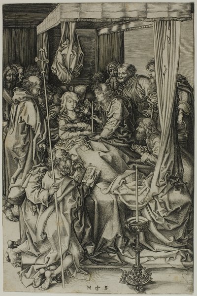 The Death of the Virgin by Martin Schongauer