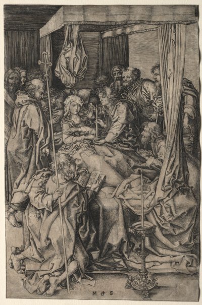 The Death of the Virgin by Martin Schongauer