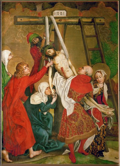 The Deposition. Altar of St. Dominic by Martin Schongauer