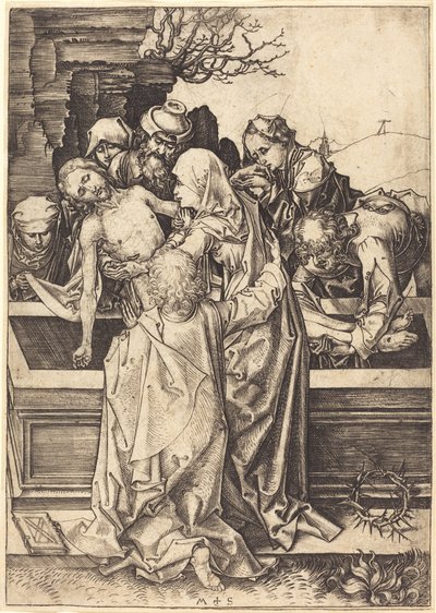 The Entombment by Martin Schongauer