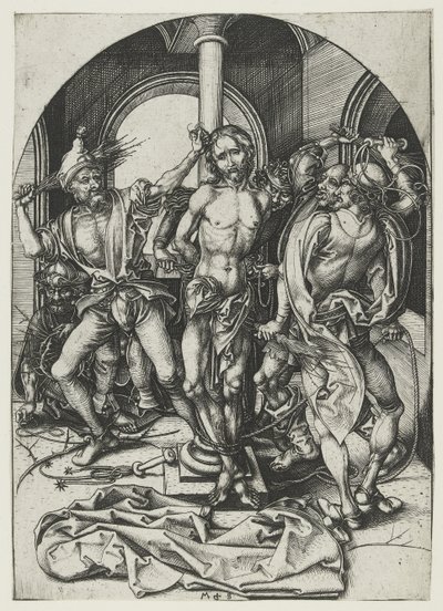 The Flagellation by Martin Schongauer