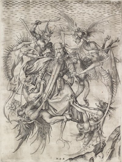 The Tribulations of St Anthony by Martin Schongauer