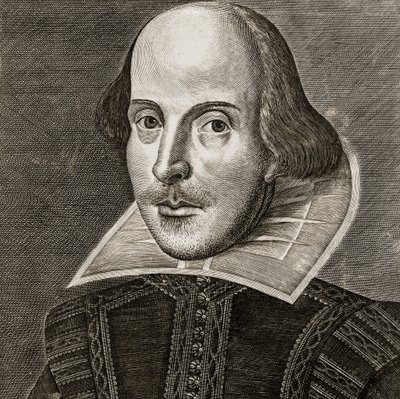 Portrait of William Shakespeare by Martin Droeshout by Martin the elder Droeshout