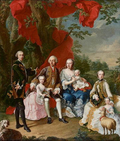 The Family of Count Nikolaus Pálffy von Erdőd by Martin van Meytens d. J.