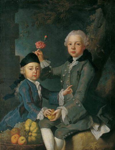 Double Portrait of Leopold and Vinzenz Ruard by Martin van Meytens d. J.