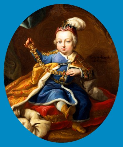 Prince Joseph, Future Emperor Joseph II of Austria as a Child, 18th century by Martin van Mytens II