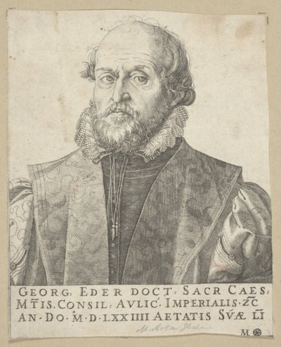 Portrait of Georg Eder by Martino Rota
