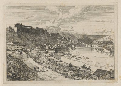 View of Bouillon by Martinus Antonius Kuytenbrouwer jr.