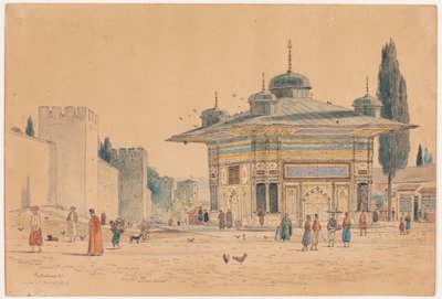 “The Well at the Gate of the Seraglio. Constantinople” by Martinus Rørbye
