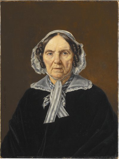 Frederikke Eleonora Cathrine Rørbye, née de Stockfleth, the Artist’s Mother by Martinus Rørbye