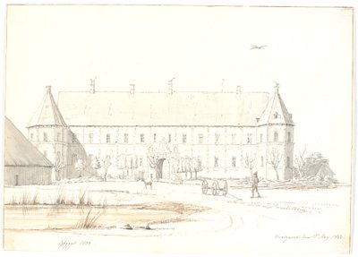 Voergaard Manor House by Martinus Rørbye