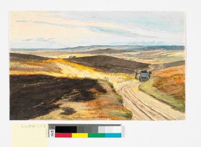 Hollow Road in Tolne Hills, Vendsyssel, May 21, 1833 by Martinus Rørbye