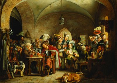 Soldiers in the Keep of a Castle by Martinus Rorbye