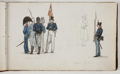 Studies of Soldiers by Martinus Rørbye