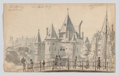 The Oude Waag in Amsterdam Seen from the North-East by Martinus Rørbye