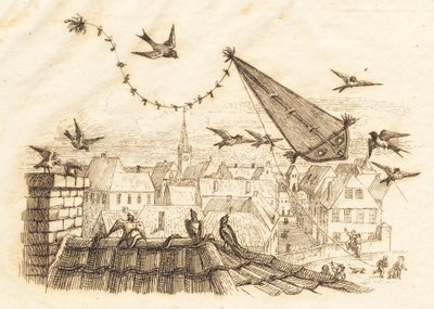 Illustration for "Fifty Fables for Children" by Hey by Martinus Rørbye