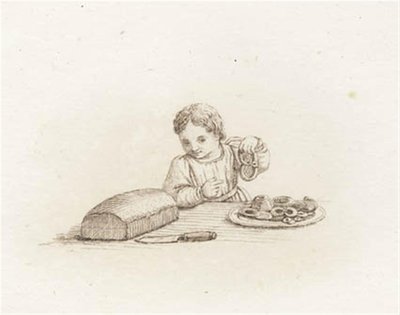 Illustration for "Fifty Fables for Children" by Hey by Martinus Rørbye
