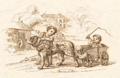 Illustration for "Fifty Fables for Children" by Hey by Martinus Rørbye