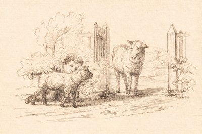 Illustration for "Fifty Fables for Children" by Hey by Martinus Rørbye