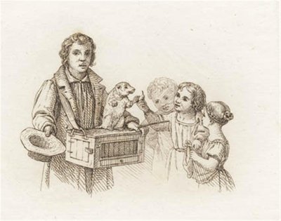 Illustration for "Fifty Fables for Children" by Hey by Martinus Rørbye