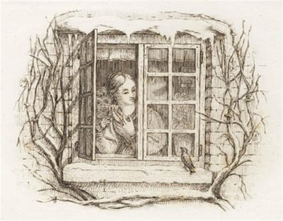 Illustration for "Fifty Fables for Children" by Hey by Martinus Rørbye