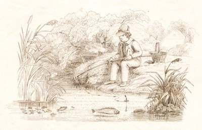 Illustration for "Fifty Fables for Children" by Hey by Martinus Rørbye