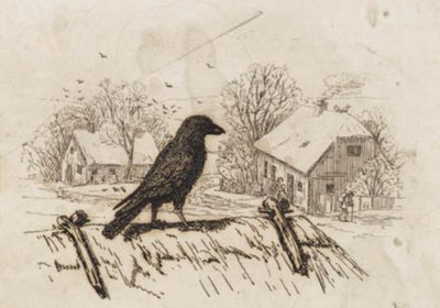 Illustration for "Fifty Fables for Children" by Hey by Martinus Rørbye