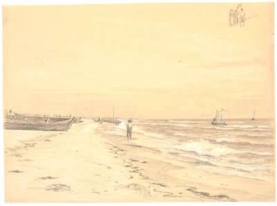 Part of Sønderstrand, Skagen by Martinus Rørbye