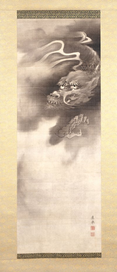 Jurōjin And Deer by Maruyama Okyo