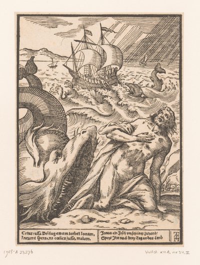 Jonah Thrown on the Shore (Life of Christ, Evangelists, and Saints) by Marx Anton Hannas
