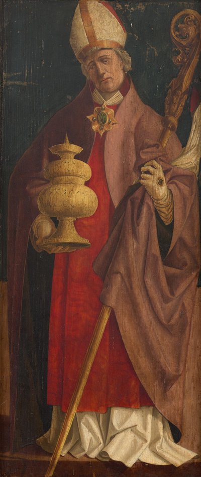 St. Erasmus (Blessed Thiemo?) (Inside) St. Bishop (St. Martin?) (Outside) by Marx Reichlich