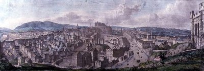 View from the Top of the Calton Hill by Nelson