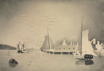Harbor Scene by Mary Altha Nims