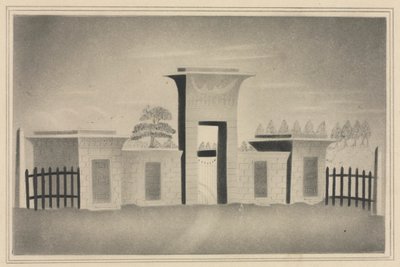 The Gateway of Mount Auburn, Near Boston by Mary Altha Nims