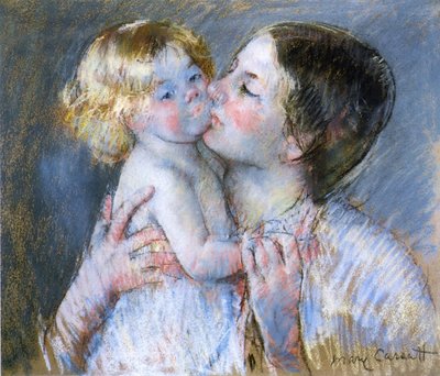 A Kiss for Baby Anne, 1897 by Mary Cassatt