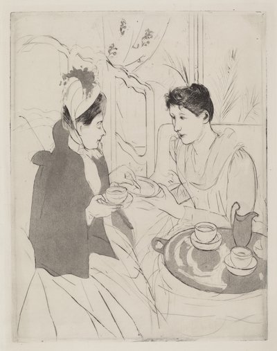 Afternoon Tea Party, 1890-1891 by Mary Cassatt