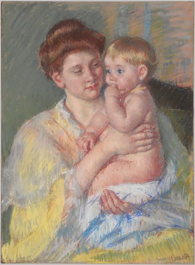 Baby John with Forefinger in His Mouth by Mary Cassatt
