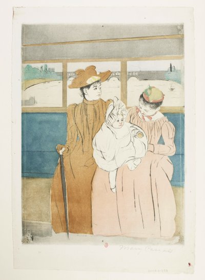 In the Omnibus [proof b] by Mary Cassatt
