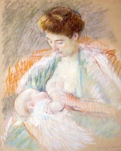 Mother Rose Nursing Her Child by Mary Cassatt