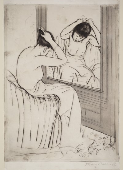 The Coiffure by Mary Cassatt