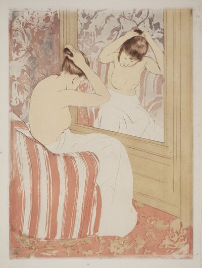 The Coiffure by Mary Cassatt