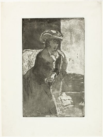 The Corner of the Sofa, No. 3 by Mary Cassatt
