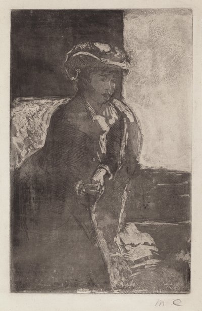 The Corner of the Sofa No. 3 by Mary Cassatt