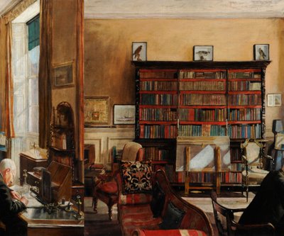 Interior Study by Mary Dawson Elwell