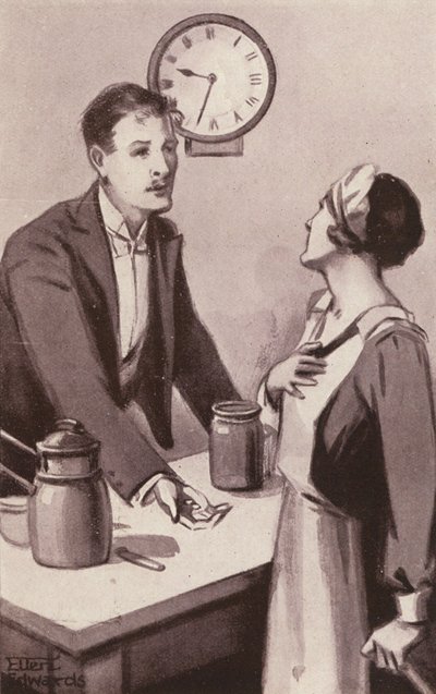 Illustration for Kipps by H.G. Wells by Mary Ellen Edwards