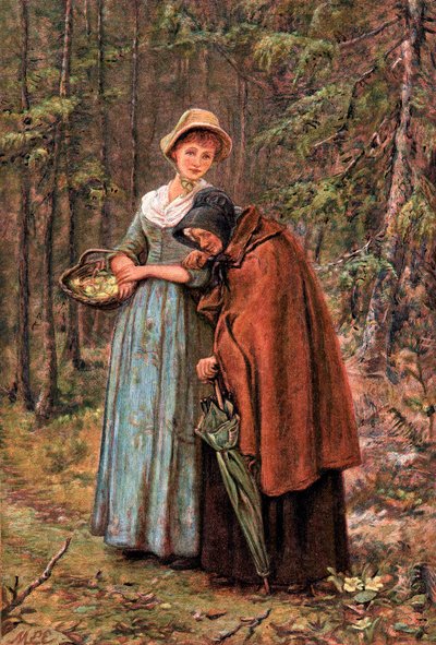 The Green Leaf and the Sere, 1887 by Mary Ellen Edwards