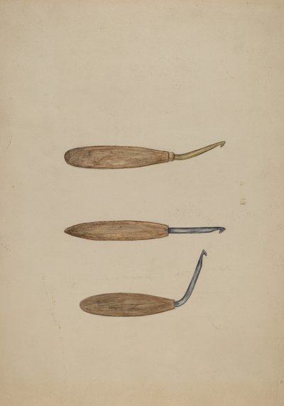 Rug Hooks, c. 1941 by Mary Fitzgerald
