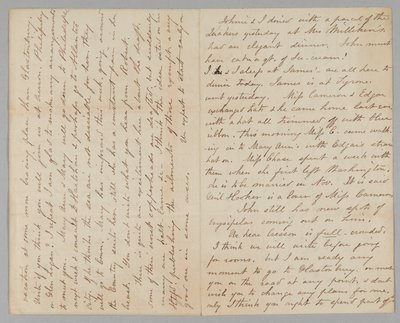 Letter from Mary Jane Hale Welles to Gideon Welles, August 15, 1863 by Mary Hale