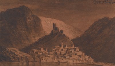 Tournon Opposite to Teint on the Rhone by Mary Harcourt