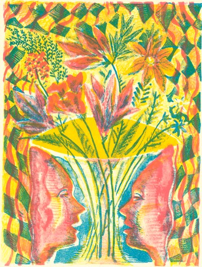 Faces and Flowers by Mary Kuper